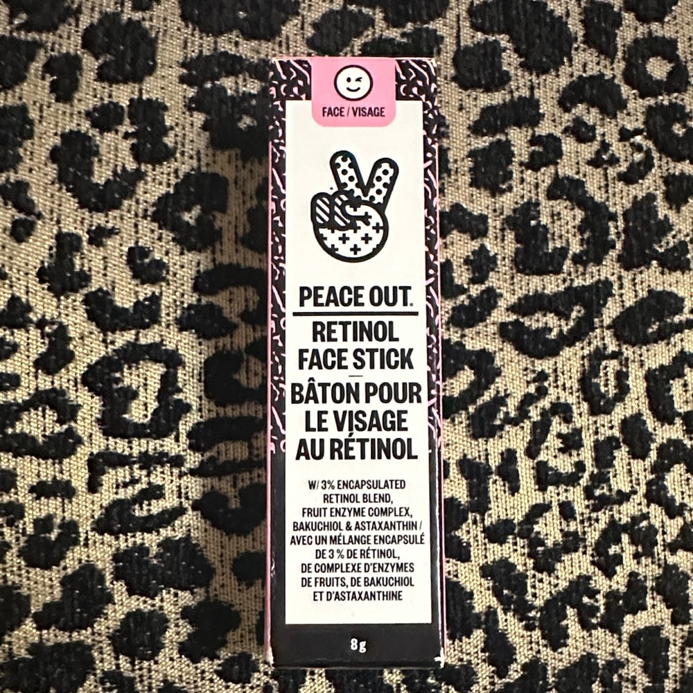 Peace Out Retinol Face Stick Brand New With Box